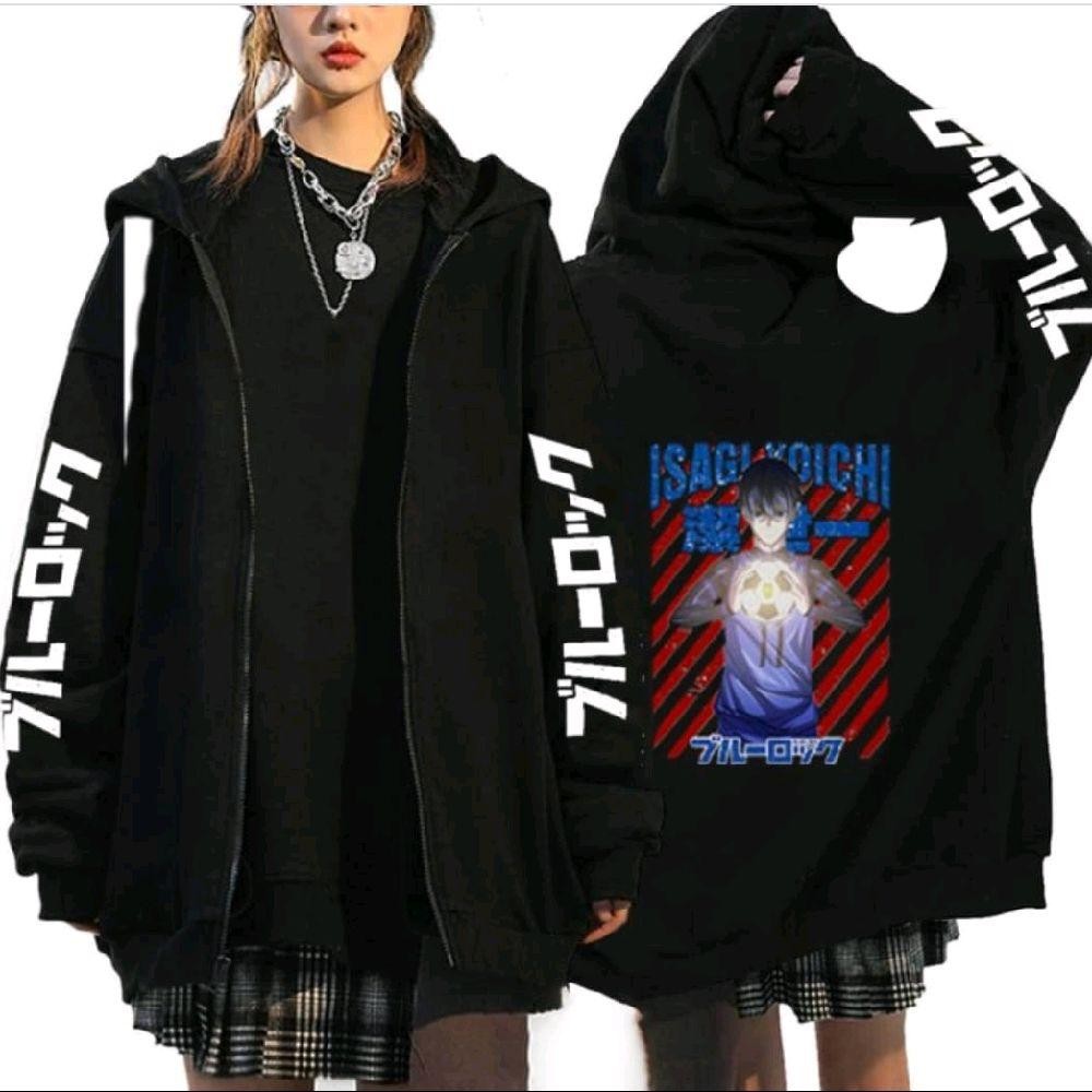 เสื้อแจ็คเก็ตสเวตเตอร์มีฮู้ด Isagi yoichi