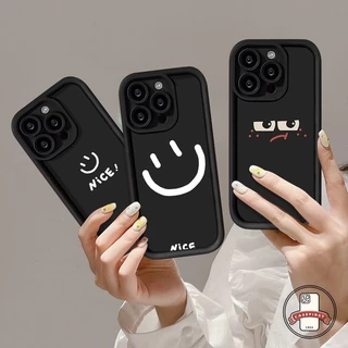 น่ารักยิ้มแสดงออกตลกเคสอ่อนสำหรับ Vivo Y17s Y18 Y15 Y22 Y21 Y27 Y17 Y78 Y20 Y12i Y02 Y15s Y33s Y36 Y100i Y12s