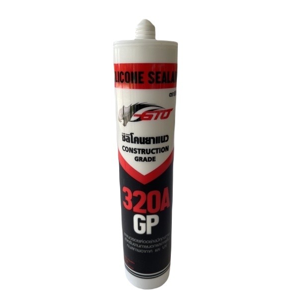ซิลิโคน GTO GP มีกรด 310 กรัม (GTO GP 320A Acetic Silicone Sealant)