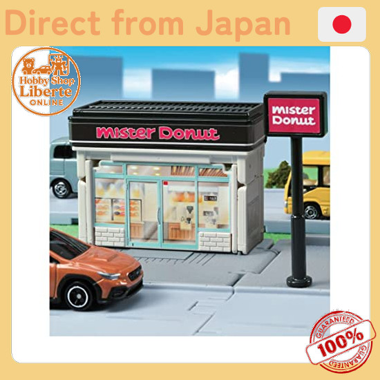[Direct Japan] TAKARA TOMY "Tomica Town Mr. Donut" miniature car toy, 3 years old and up, in a box, 