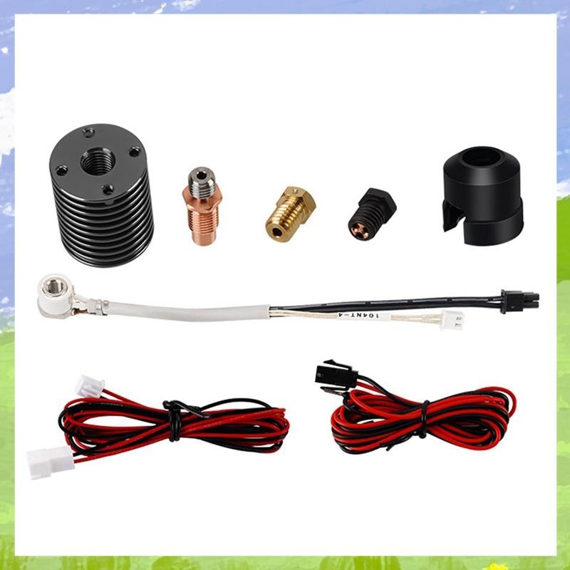 V6 Hotend Kit สําหรับ 3D เครื่องพิมพ์ความร้อน Core V6 Hotend พิมพ์สําหรับ 0.1/0.2/2.4 3D ชิ้นส่วนเคร