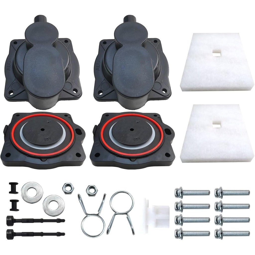 ปั๊มลม Rebuild ชุดพร้อมสวิตช์สีขาวเข้ากันได้กับ Hoot Troy Air H365, H450, H500, LA500, LAR500, H600 