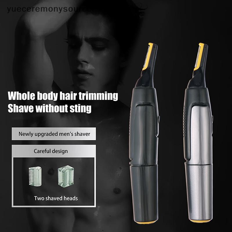 SELL BEST Ultra Thin Precision Trimmer เครื่องตัดขนจมูกไฟฟ้าแบบพกพาหู Trimmer สําหรับชายจมูกผมเครื่องโกนหนวดกันน้ําปลอดภัยทําความสะอาด ~