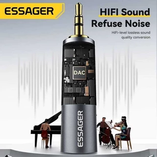 Essager แจ็คเสียง Adapte สําหรับลําโพงกีตาร์ไมโครโฟนหูฟัง 6.5 มม.หญิงถึง 3.5 มม.