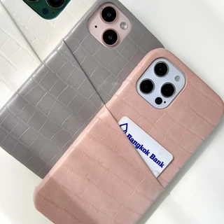 [i17]พร้อมส่ง🧸 E1S1 เคสหนังใส่บัตรมินิมอล (V1) สำหรับ iPhone minimal เคสใส่บัตร🍦 เคสไอโฟน I11-15Plus,16Plus,17P,17Promax