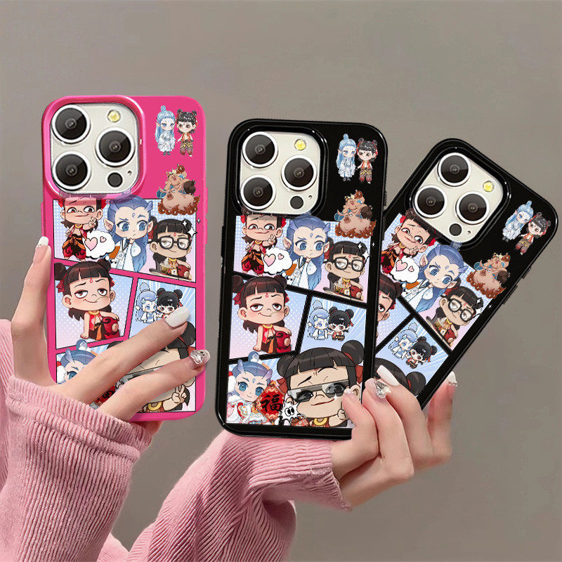 การ์ตูนประณีต Aobing รูปแบบเคสโทรศัพท์สําหรับ IPhone 15 16 14 13 12 11 XR X/XS Max 7/8 Plus Se2020 ซ