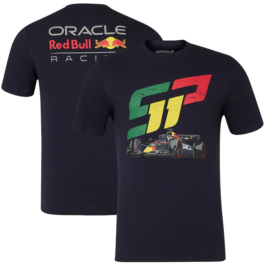 Red Bull Racing Sergio Perez Checo Race Car Mens T-Shirt