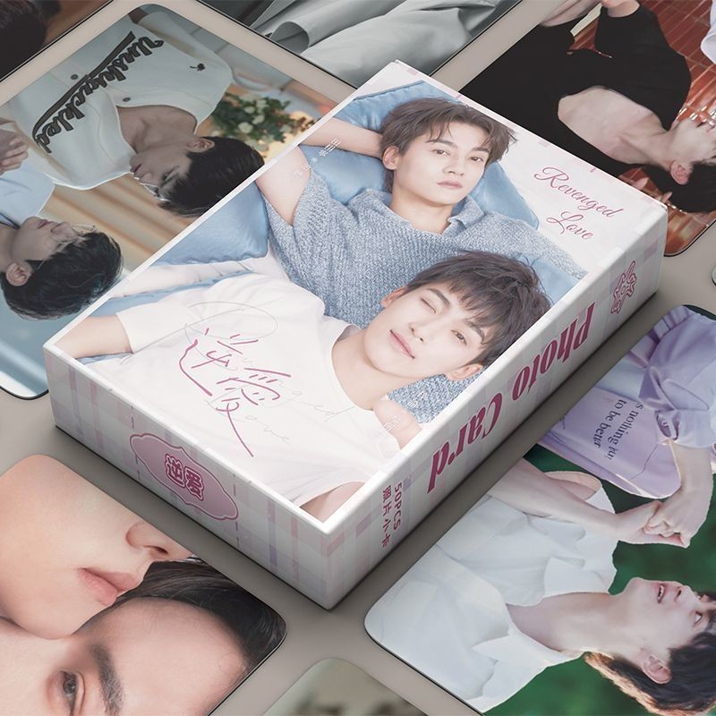∆∆爱电视边 小卡三寸盒装55 不复古重复田 LOMO卡Reverse Love TV Drama Peripheral Laser การ์ดขนาดเล็ก 3 นิ้วชุดกล่อง20250