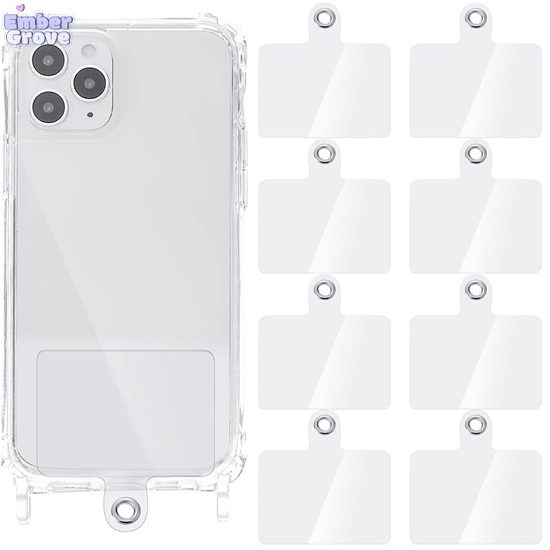 เชือกเส้นเล็กโทรศัพท์สากลป้องกันการสูญหายแพทช์บัตรคงที่ / เคสโทรศัพท์มือถือที่มีความยืดหยุ่นปะเก็นคงที่