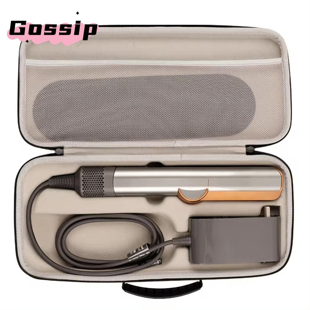 GOSSIP กระเป๋ายืดผม, กระเป๋าเก็บ EVA แบบแข็งกันกระแทก, พร้อมกระเป๋าตาข่าย EVA กระเป๋าพกพาสําหรับ Airstrait HT01 Travel