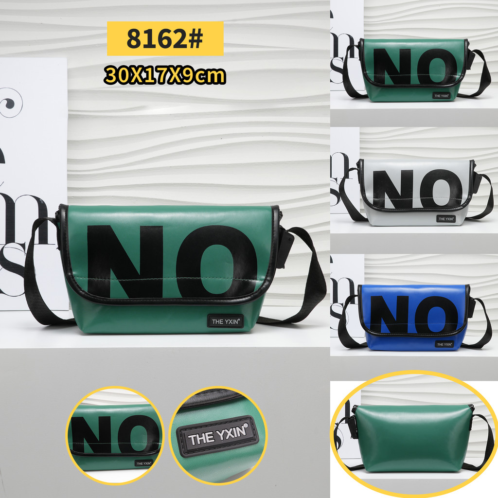 กระเป๋าสะพายข้าง กันน้ำ ขนาดใบกลาง พร้อมส่งจากไทย 8162#-Y-XIN shop