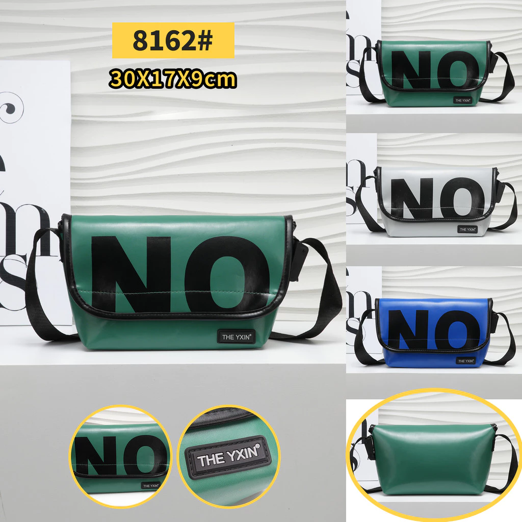 กระเป๋าสะพายข้าง กันน้ำ ขนาดใบกลาง พร้อมส่งจากไทย 8162#-Y-XIN shop