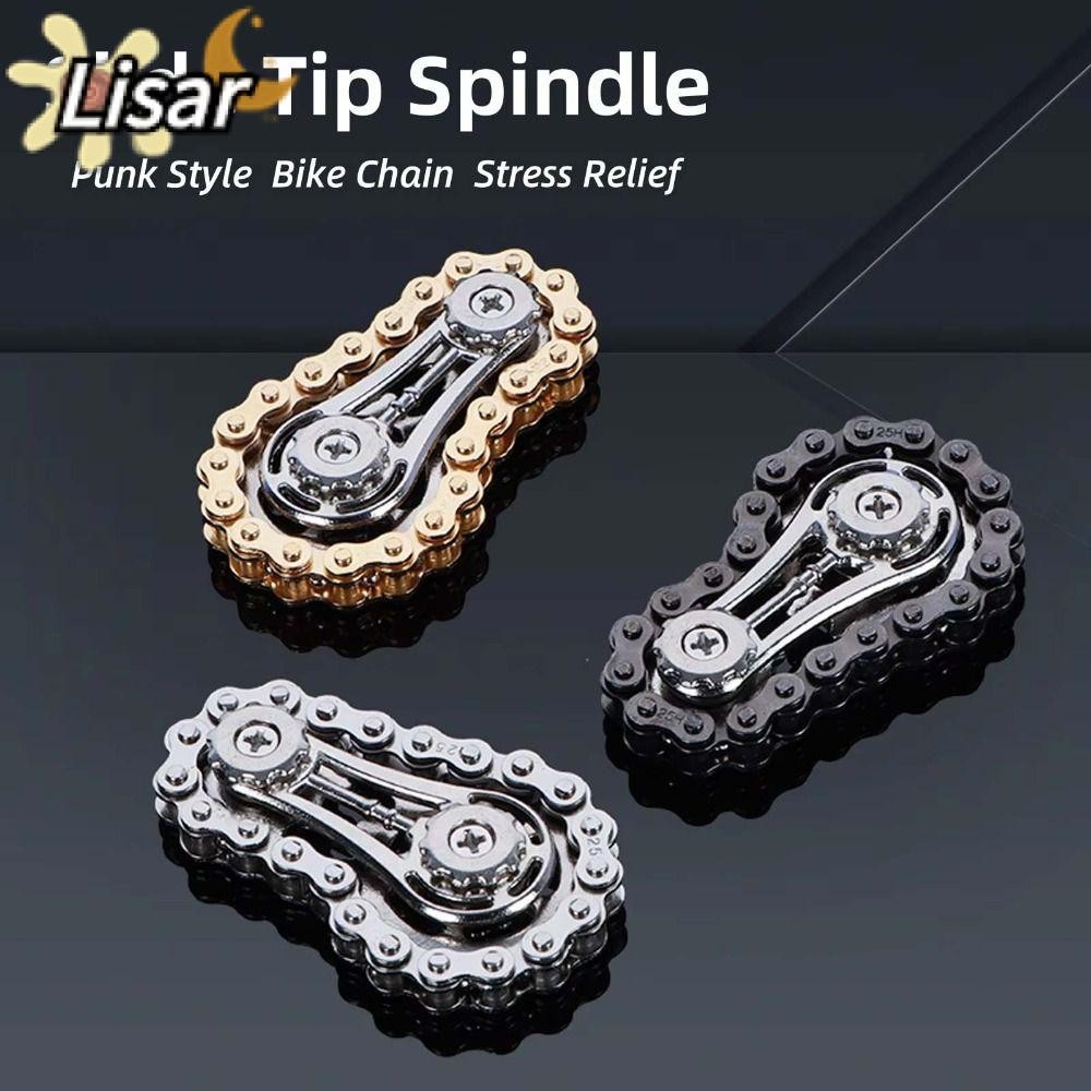 LISAR Sprocket Fidget Spinner, ความเครียดบรรเทา EDC Spinner Flywheel ปลายนิ้ว Gyro, สไตล์ Antistress ความวิตกกังวลทนทาน Novelty Fidget ของเล่นผู้ใหญ่