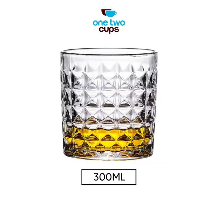 One Two Cups Crystal Old Fashion Rock Glass 300ml - DM303 - โปร่งใส