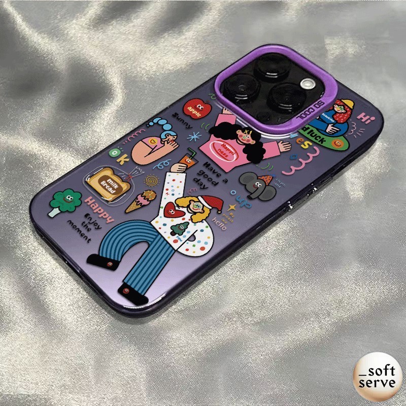 SAMSUNG เคสโทรศัพท์ หวานมีความสุขกินขนมเหมาะสําหรับSamsung A35 A36 A50 A51 A53 5G A54 5G A55 A71 A72