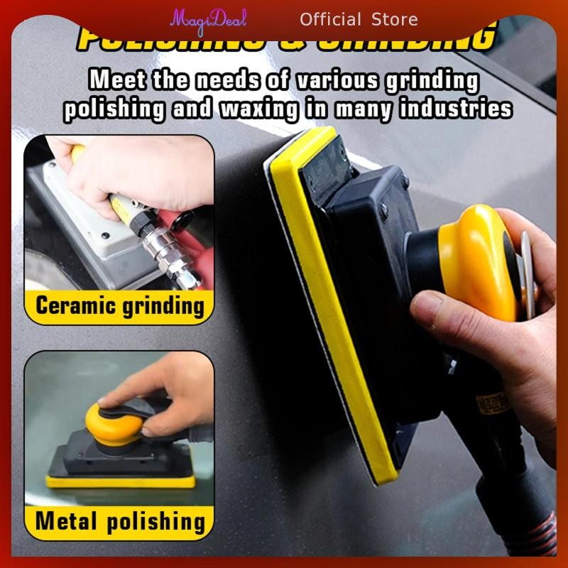 MagiDeal Air Sander เครื่องมือขัดมืออาชีพน้ําหนักเบาตามหลักสรีระศาสตร์