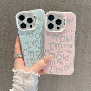 เคสไอโฟน OK สำหรับ IPhone 11 15 16 13 12 14 Pro Max XR X XS Max 7 8 15 Plus เคส IPhone เคสไอโฟน 13 11 16 15