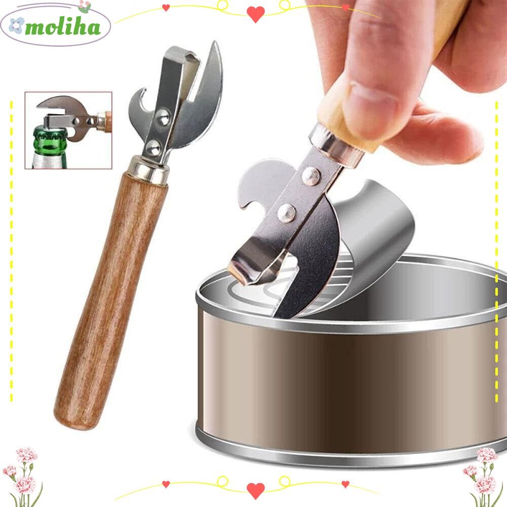 โมลิฮา ที่เปิดดีบุก, สแตนเลสแทงแบบดั้งเดิมที่เปิดกระป๋อง, เกลียวแฟชั่นเก่าที่ปลอดภัยสําหรับกระป๋อง