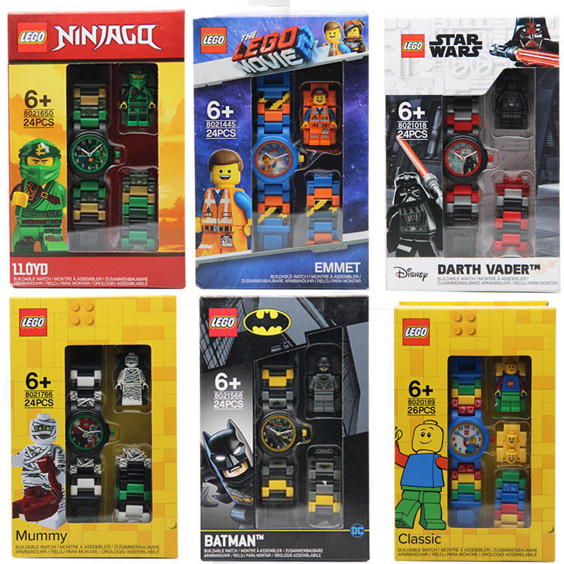 [รับประกัน] LEGO (LEGO) นาฬิกาเด็ก Phantom Ninja Batman Black Samurai Toy