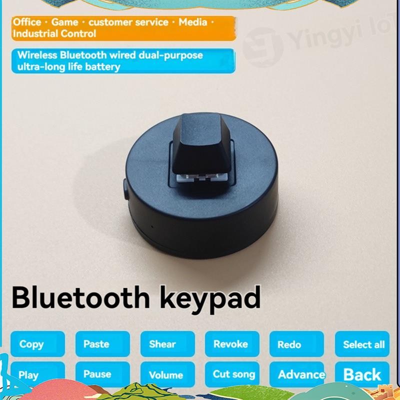 1-Key Mini Keypad USB Mini PC Keyboard 2.4G ไร้สาย USB Mechanical Gaming Keyboard Hot Key Program สํ