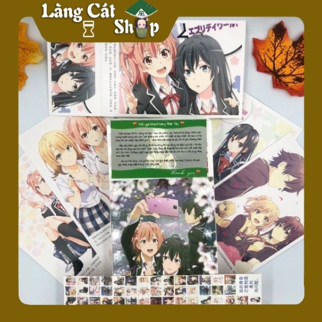 โปสการ์ดกล่องโปสการ์ด (ครบชุด 340 ภาพพร้อมสติ๊กเกอร์) อะนิเมะ/มังงะ Yahari Ore no Seishun Love Comed