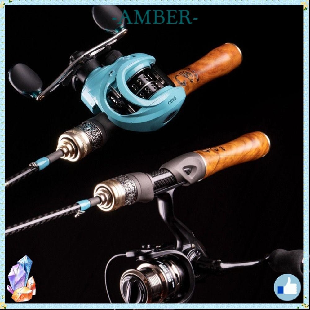 AMBER คันเบ็ดคาร์บอนไฟเบอร์น้ำหนักเบาทามมาตรฐาน WT 3-6 LB, เหยื่อ WT 1.5-9 g, เหมาะสำหรับปลาเทราท์แล