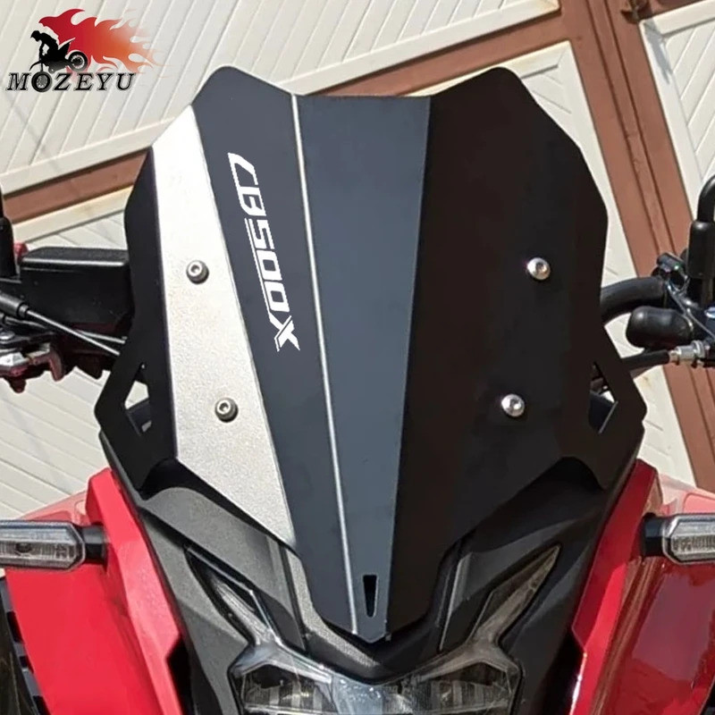 กระจกกระจกสําหรับHonda CB500X CB500 CB 500 X 500X CBX500 CBX 500 2019 2020 2021 2022 2023 WIND Shiel