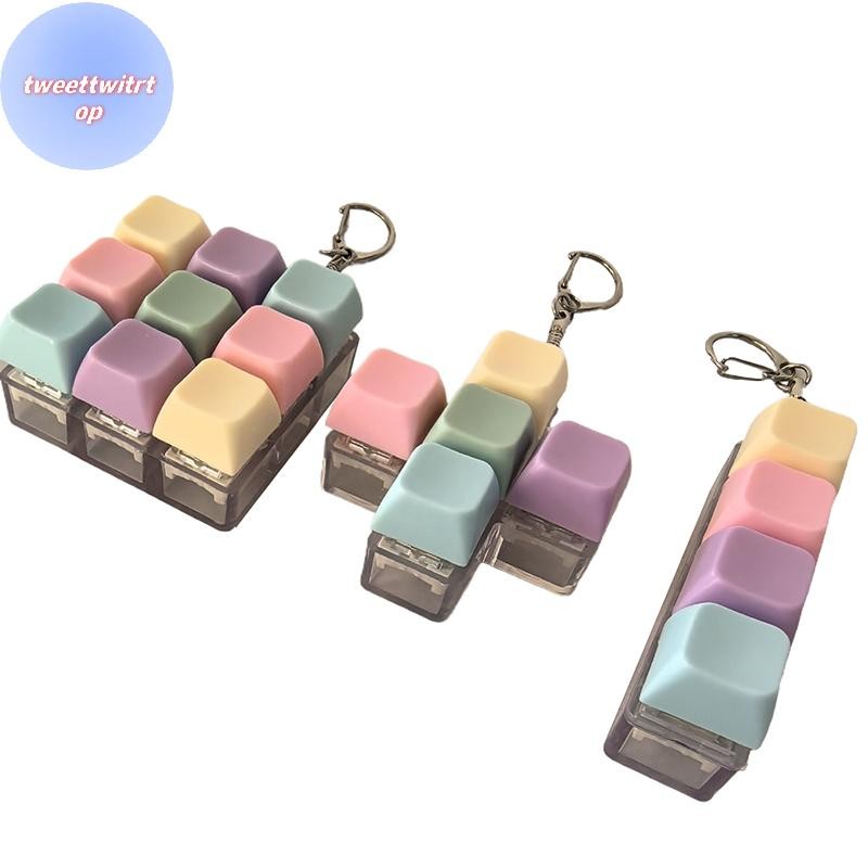 DOUSUN 1/4/5/9 คีย์คีย์บอร์ดแกนเครื่องทดสอบปุ่ม Keycap พวงกุญแจคีย์บอร์ดพวงกุญแจนิ้วมือคีย์บอร์ดหมวก TH