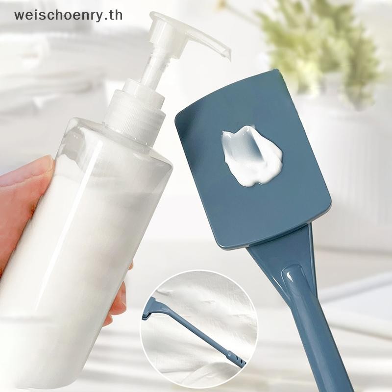 WW Lotion Applicator Body Wash แปรงเบาะแปรงยาว Reach Handle Self Application สําหรับกลับฟุตครีมบํารุงผิว TH