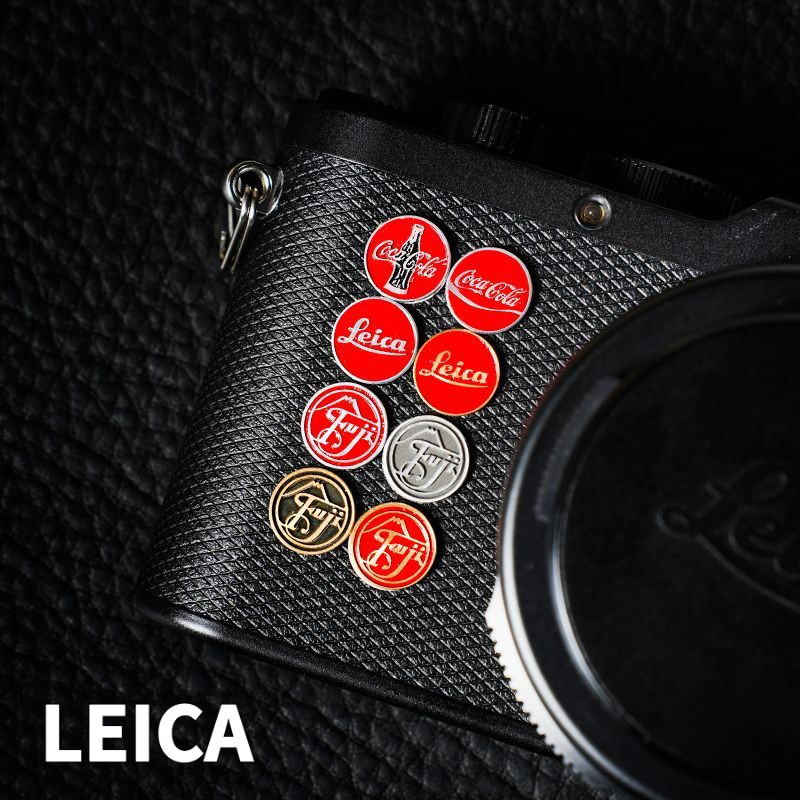 Leica camera LOGO round sticker, metal material, creative sticker, Q3, Q2, M11, M10, M6 camera knob 