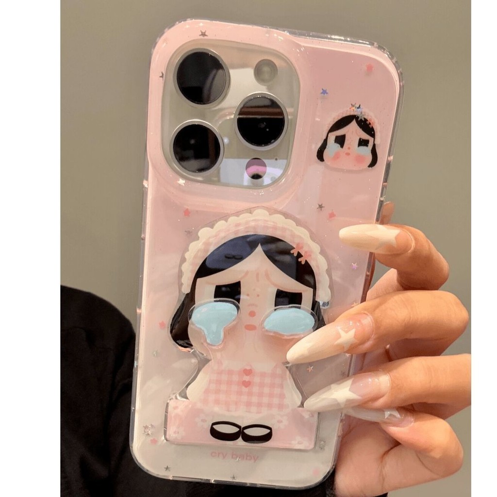 กิ๊บติดผมลายสก๊อตแสนสนุกเคสโทรศัพท์สาวเหมาะสําหรับ iPhone11/12/13/14/15/16 12Promax 11Promax 12Pro 14plus 15Promax J7C9