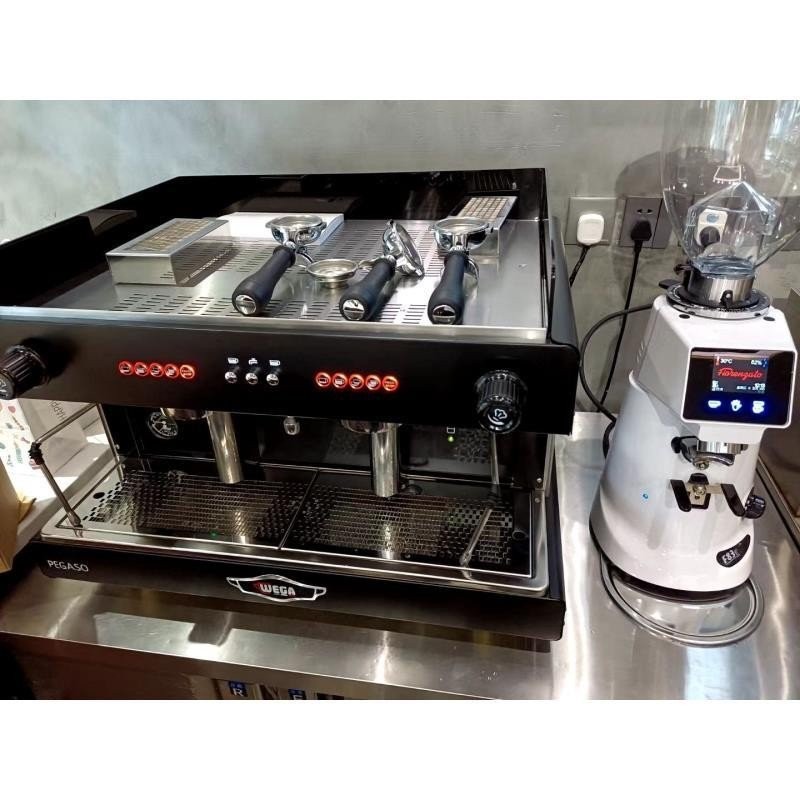 อิตาลีบรรจุภัณฑ์เดิมนําเข้า ega pgaso Picasso Commercial Espresso Machine Double Head Semi-Automatic