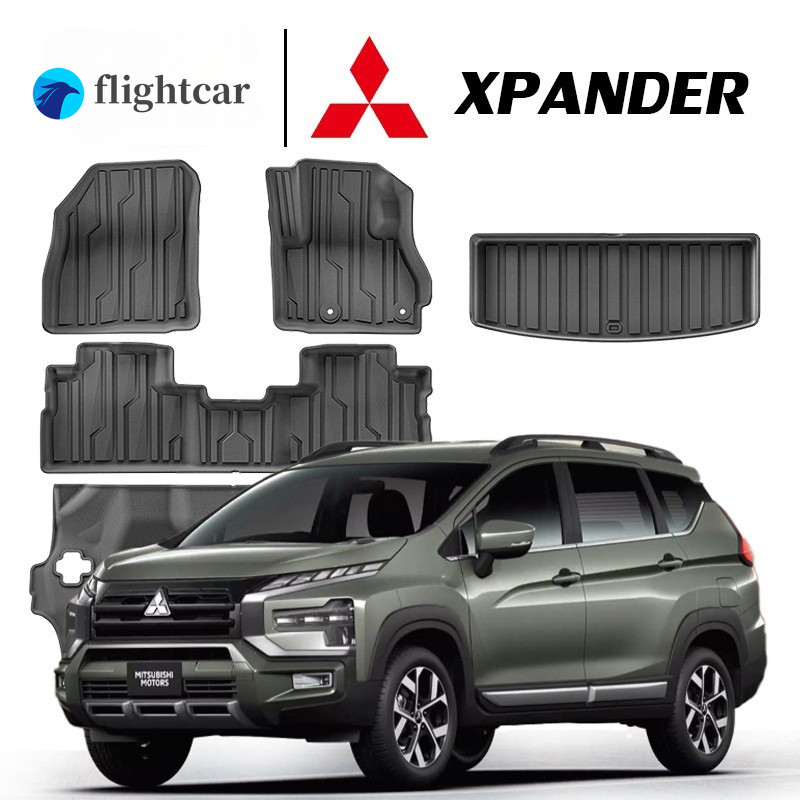 FT MITSUBISHI พรมปูพื้นรถยนต์ XPANDER [2020-ปัจจุบัน] xpander cross hev พรมรถยนต์ พรม วัสดุ TPE เป็น