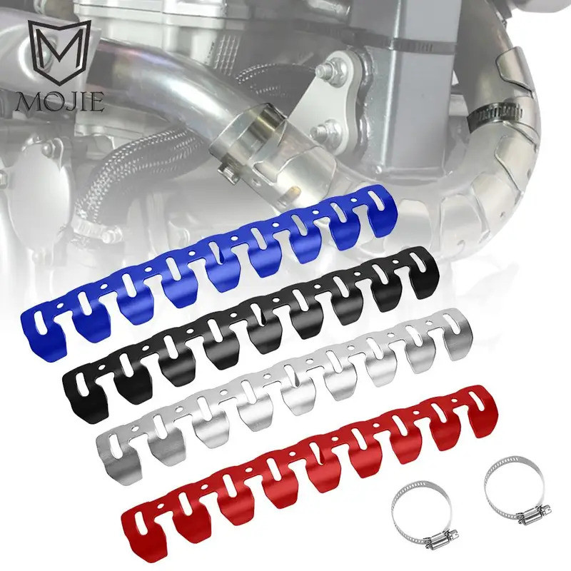 สําหรับ Suzuki RM-Z250 RM-Z450 RMZ250 RMZ450 4 จังหวะ RM-Z 250 450 RMZ ท่อไอเสียท่อ Guard 4-Stroke U