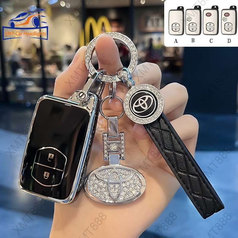 2/3/4 ปุ่ม Toyota Prius TPU ฝาครอบกุญแจสําหรับ Prado/Camry 2012/Altis 2008-2013/Crown/Subaru Foreste XV Key Case