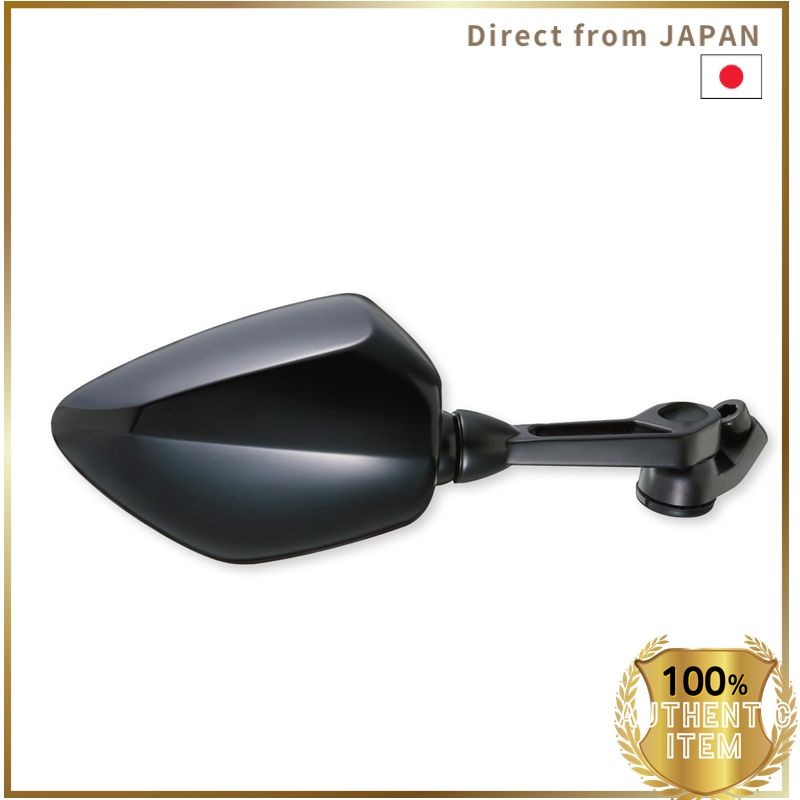 TANAX Napoleon Shark Mirror 1B Motorcycle Mirror Blue Lens