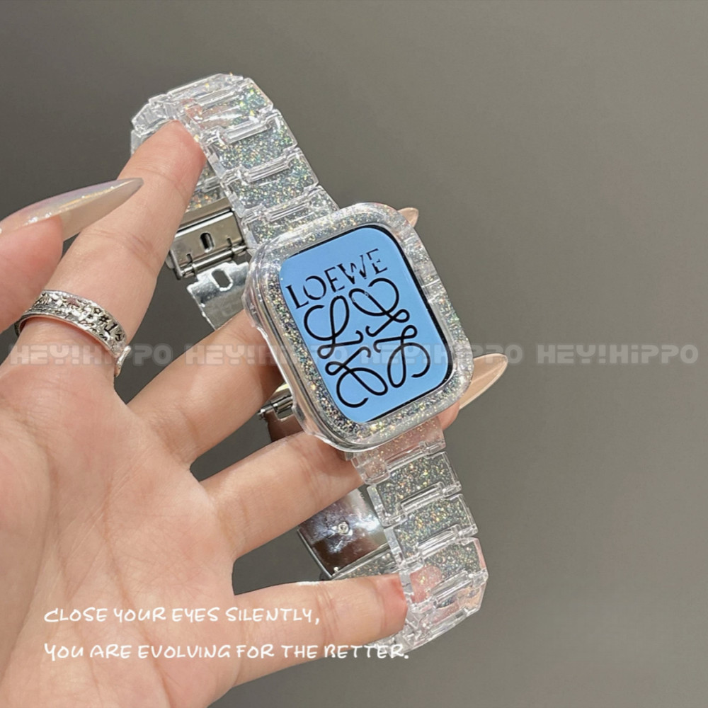 สายโปร่งใสเหมาะสําหรับ ฉันดู 10/9/8/7/6/5/กับ/4/3/2/1 ชุดเคสป้องกันเหมาะสําหรับสมาร์ทวอทช์ 49/46/45/44/42/41/40/438มม