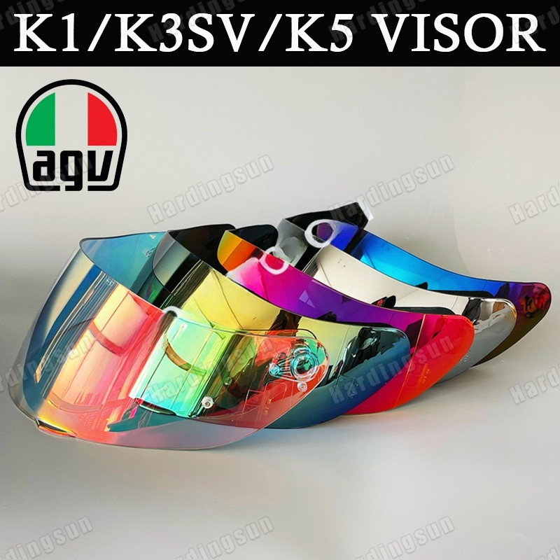 2025NEWK1 K3SV K5 Universal Lens Visor Color: โปร่งใส, สีดํา, Silver Plated, Blue Plated, Gold Plated