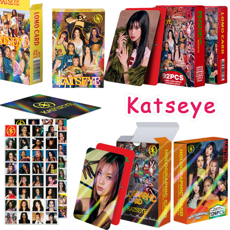 92 ชิ้น Katseye Photocard สติกเกอร์ SOPHIA LARA การ์ด Lomo คอลเลกชันของขวัญ