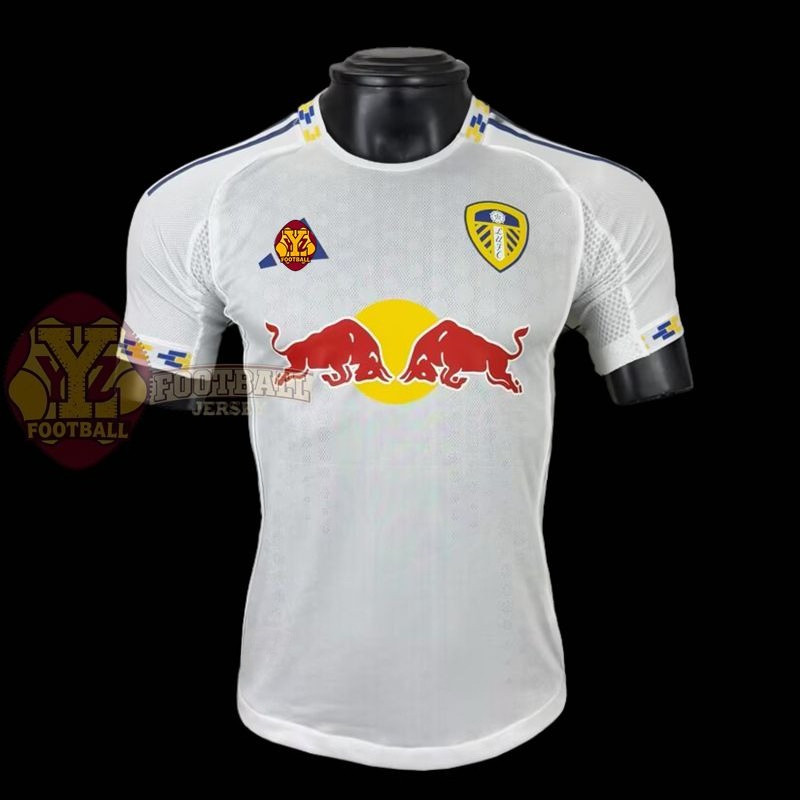 ชุดฝึกซ้อมฟุตบอล Leeds United ฤดูกาล 2025/26 แขนสั้น พร้อมชื่อและหมายเลขที่กำหนดเอง