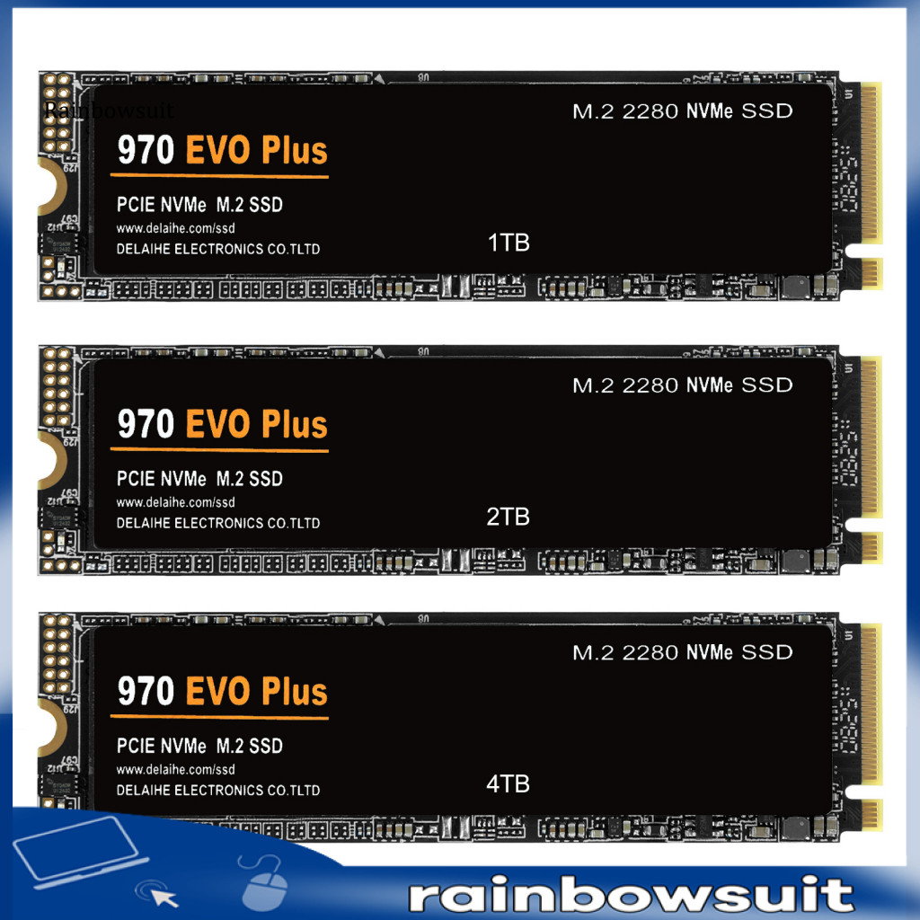 [RB] Desktop Ssd Fast Transfer 1/2/4tb 970 Evo Plus Pcie 4.0 Nvme M.2 Ssd สําหรับแล็ปท็อปไดรฟ์ Solid