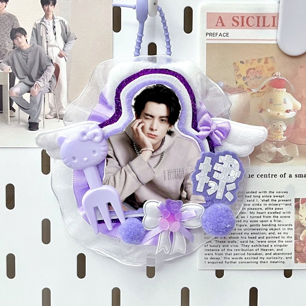 Dylan Wang ชื่อแท็ก จี้กระเป๋าเดินทาง