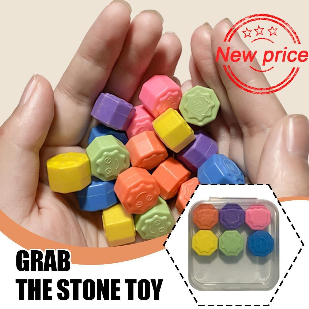 ซื้อ 1 Take 1 Squid Game เกาหลีแบบดั้งเดิมเล่นเกมกรณี Jack Stone Gonggi ชุด Pebbles B2q1