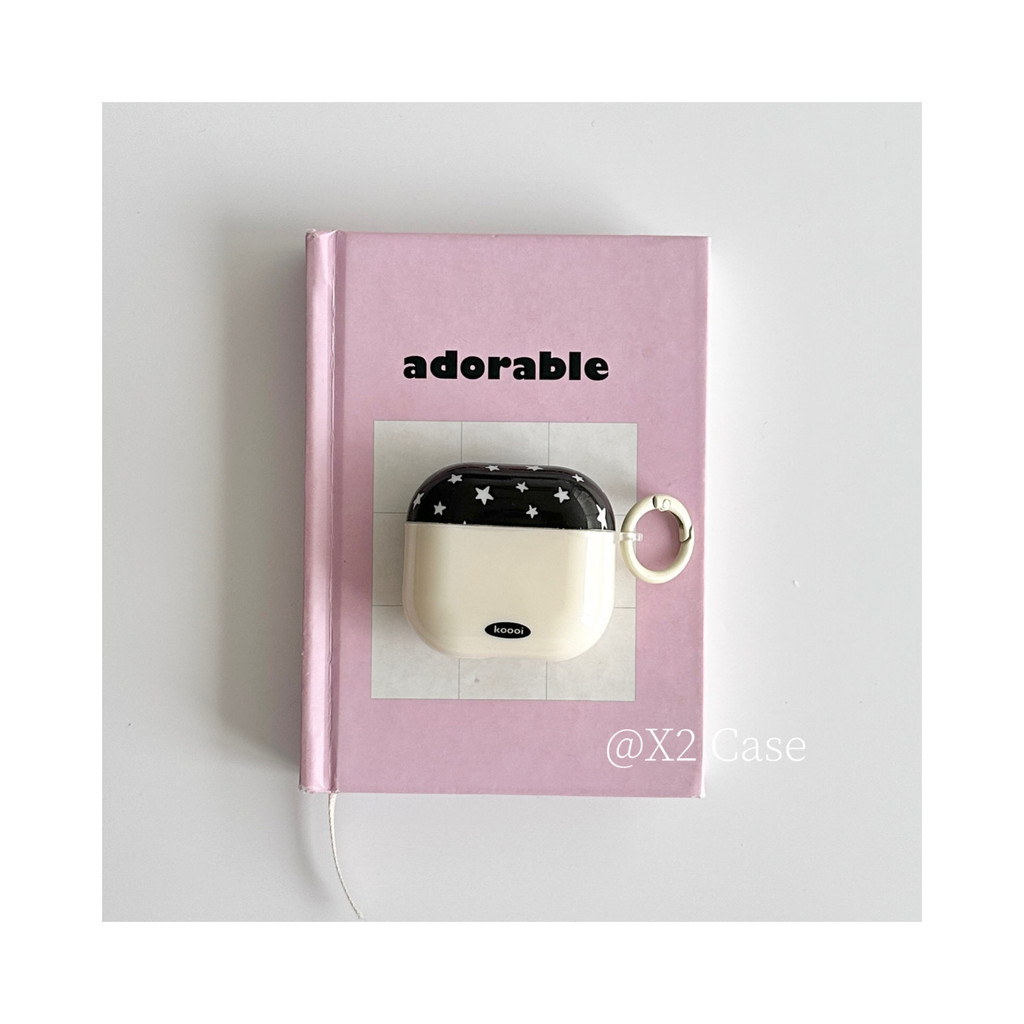 เคสเย็นสีดําสําหรับ AirPods 4 [2024] AirPods Pro2 Pro 3 2 1 ฝาครอบชุดหูฟังไร้สาย Apple Y2K Girl - รูปที่ 6