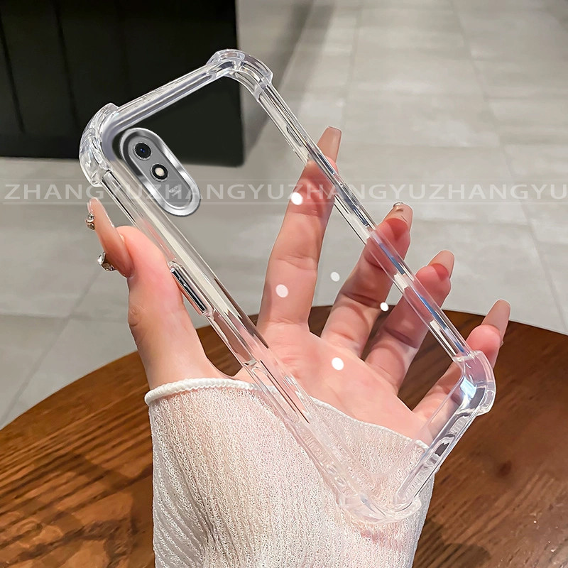 สําหรับ Redmi 9 9A 9T 9C 10A 10C 12C เคสโทรศัพท์ U-รูปไร้สายชาร์จวงเล็บสี่มุม anti drop สร้อยข้อมือเปลือกนิ่มโปร่งใส 014 ราคา ถูกที่สุด ดีลบีเคเค แกลเลอรีภาพที่ 7