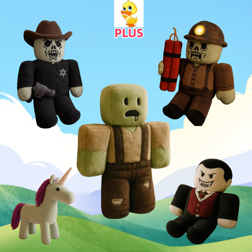 PLUS✨Dead Rails Toy✨ใหม่ DEAD RAILS Plush ตลก Dead Rails เกม Derived Zombie ตุ๊กตานุ่ม Plushie ตุ๊กต