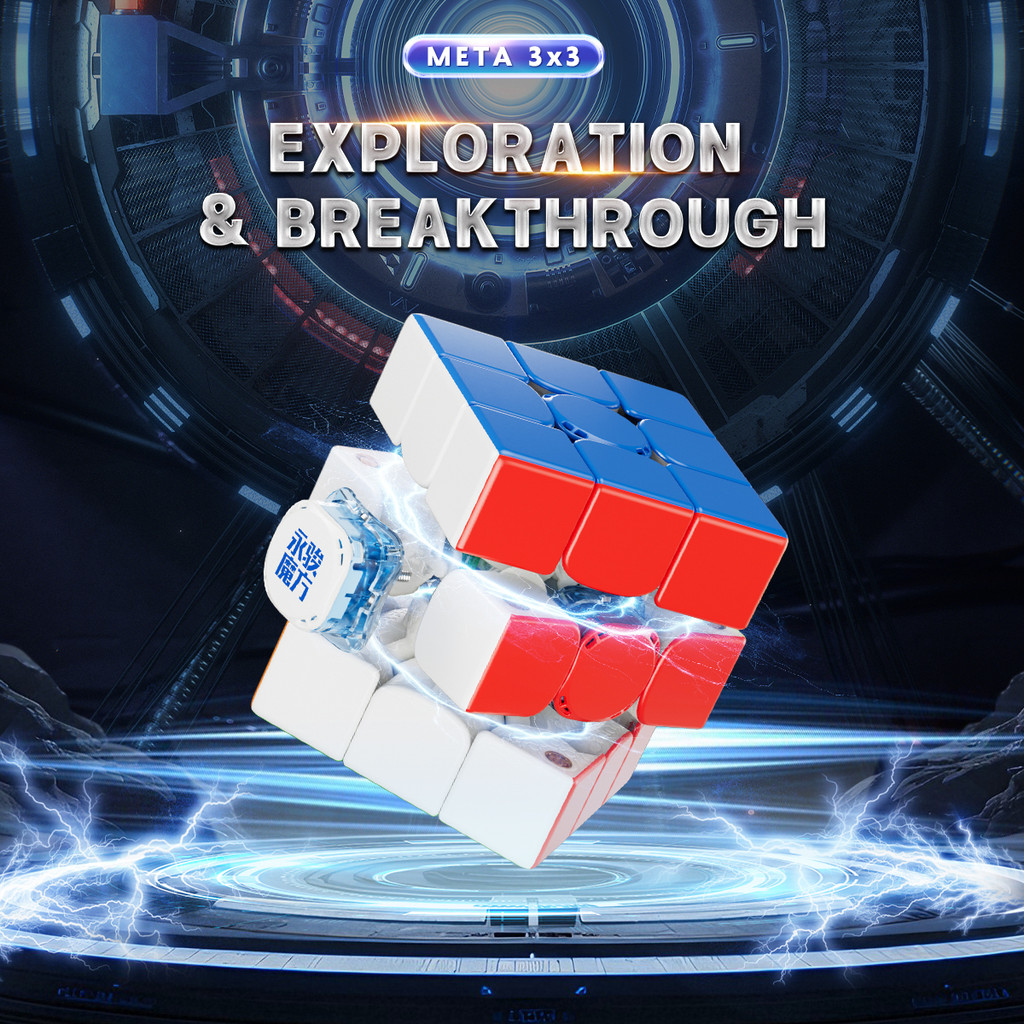 YongJun Meta 3x3 Core Magnetic UV Coated Professional YJ Meta 3x3 Wing Magnetic Smooth Puzzle Toys