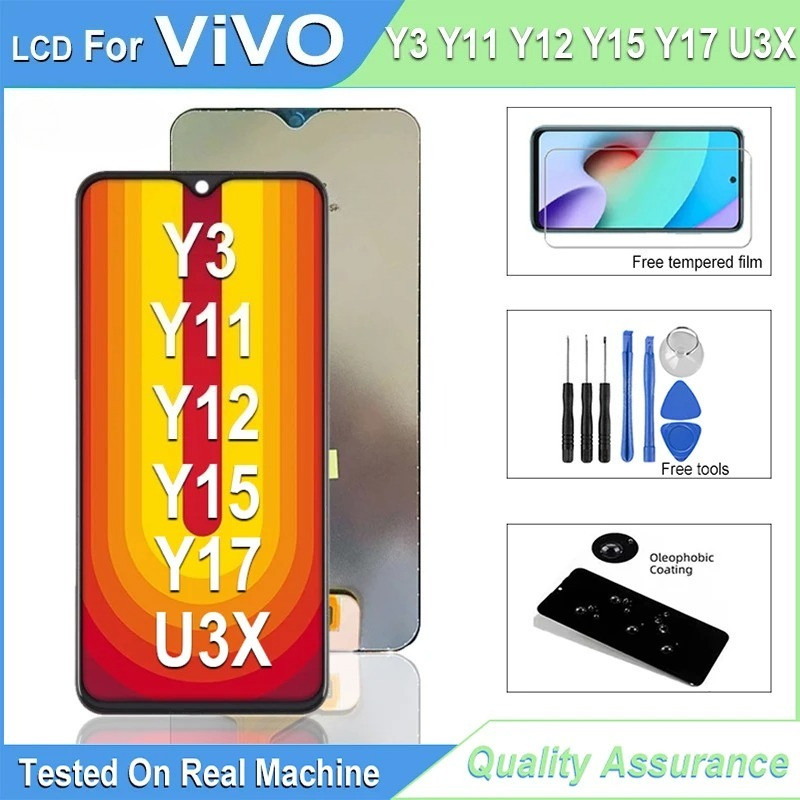 6.35 "สําหรับVIVO Y3 Y11 Y12 Y15 Y17 จอแสดงผลLCD Touch Digitizer Assemblyชิ้นส่วนสําหรับVIVO U3X U10