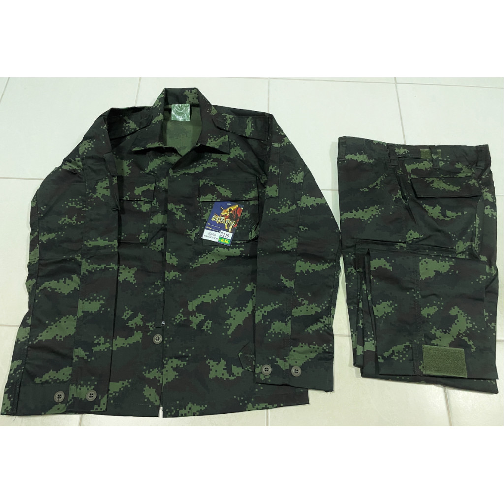 ชุดเวส ดิจิตอล ทบ. รุ่นใหม่ ชุดเวสพราง SEATO ชุดฝึกทหาร (แยกขาย เสื้อ/กางเกง ด้วย)