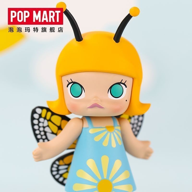 P POPMART POPMART Molly Insect Series Mystery Box Doll Doll Figure ของแท้ Out of Print ยืนยันรุ่น